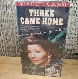 Three Came Home (VHS, 2002) Vintage Brand NEW Factory Sealed Claudette Colbert